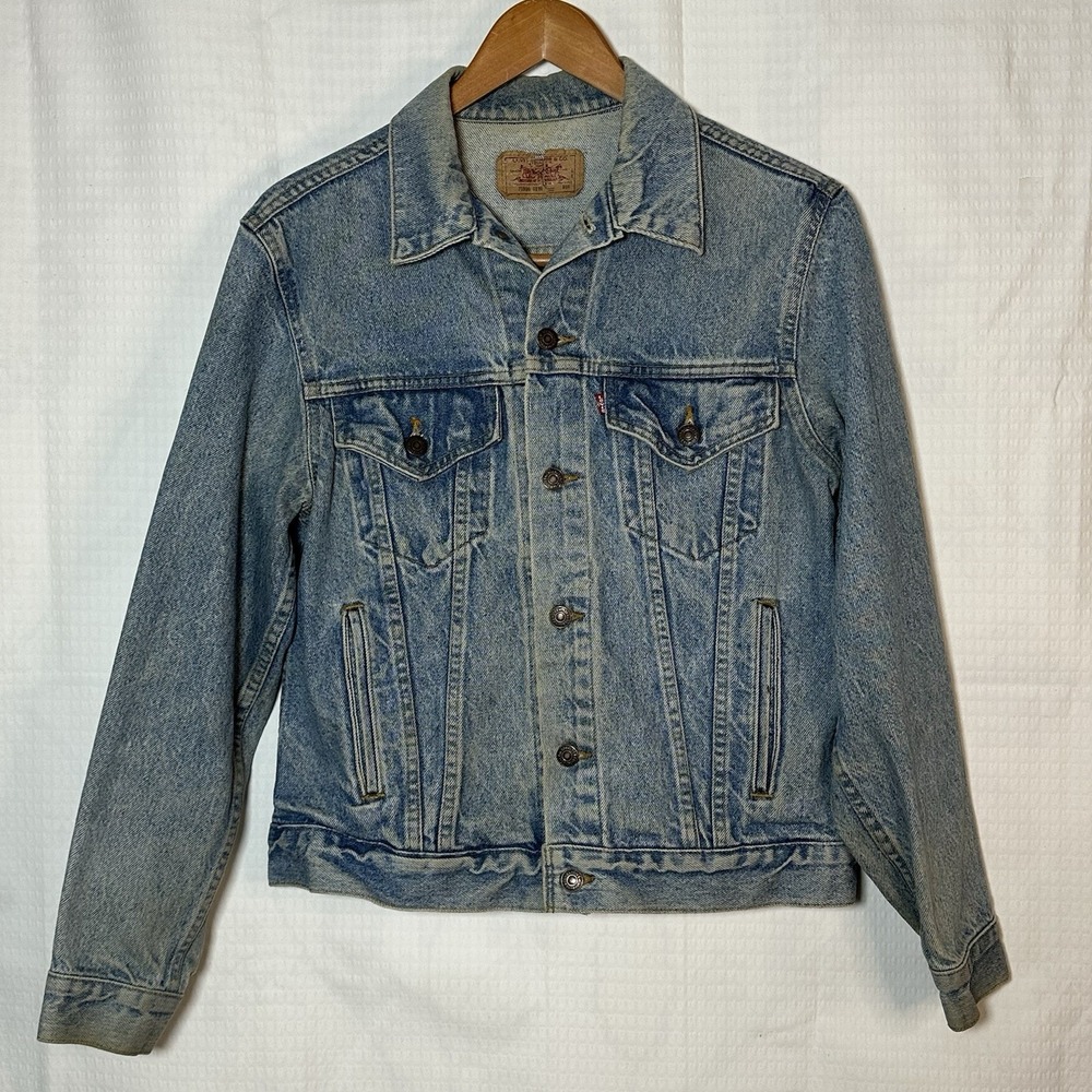 VINTAGE Levis Jacket 30R Denim Trucker Type 3 - 70506-0214 Made in USA 80s